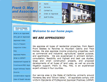 Tablet Screenshot of frankmay.com